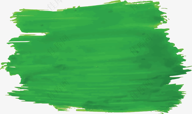 绿色水彩笔刷底纹