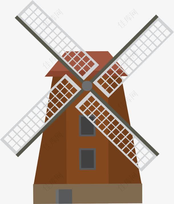 荷兰风车旅游建筑