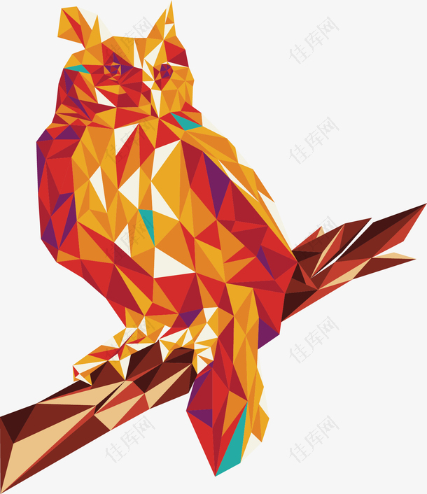 装饰图案创意猫头鹰造型