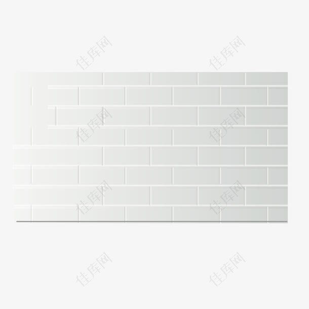 矢量立体墙壁砖墙