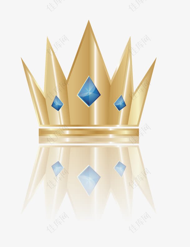 蓝色钻石黄冠