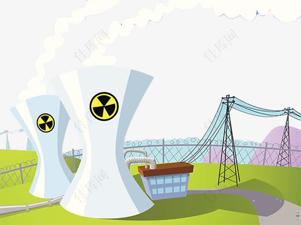 核电站工业污染图片