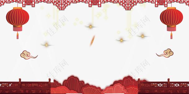 中国风节日边框装饰图案
