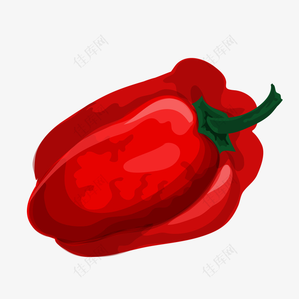 红色的辣椒矢量图