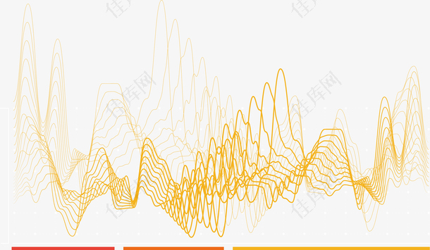 超声波黄色波纹