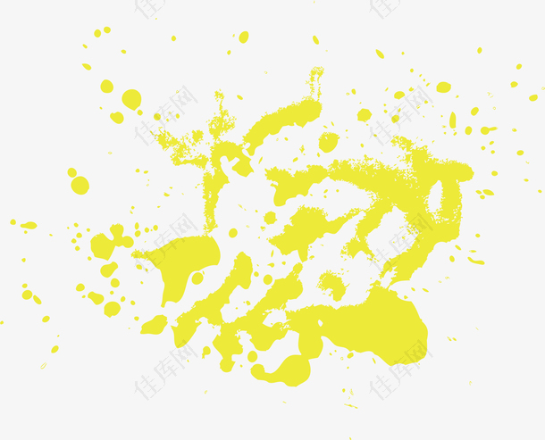 黄色的喷漆