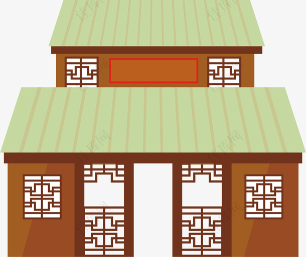 门口日本古代建筑