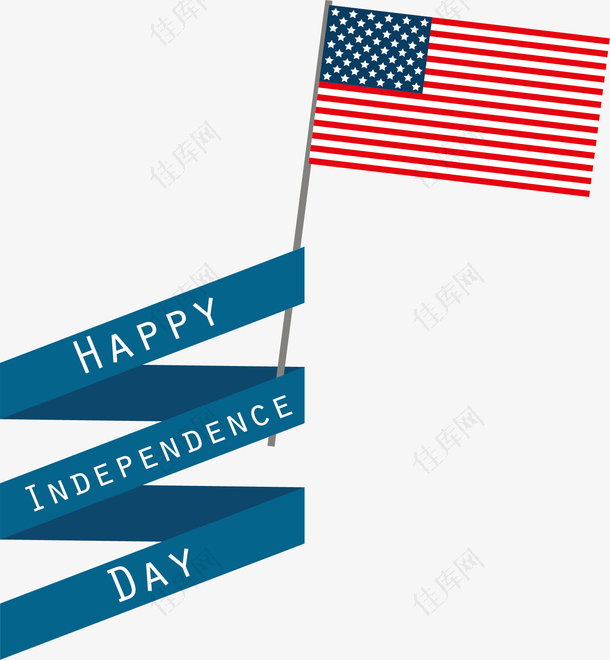 独立日美国国旗