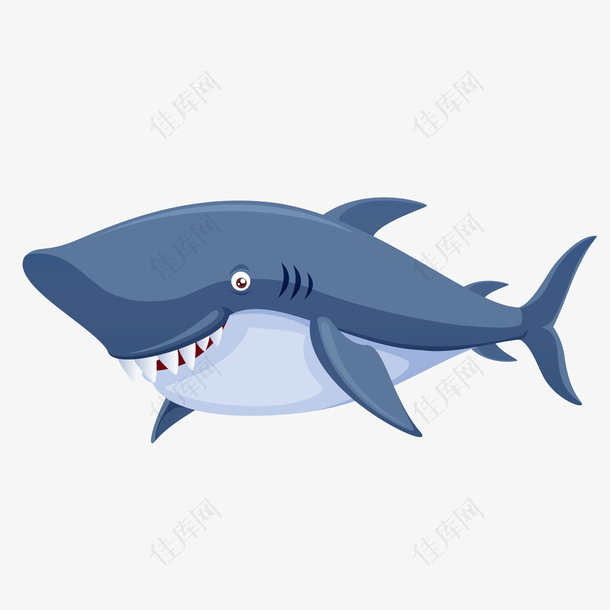 世界海洋日海洋邪恶鲨鱼