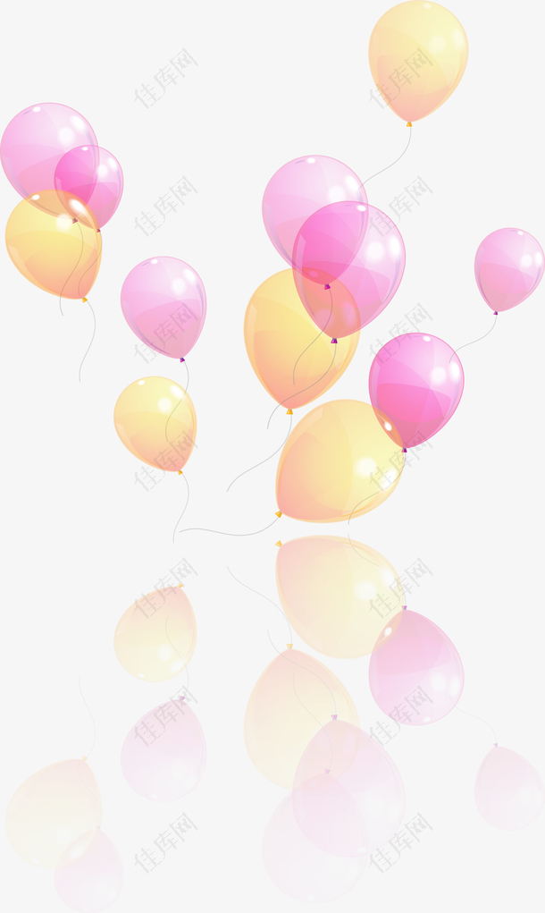 节日彩色气球