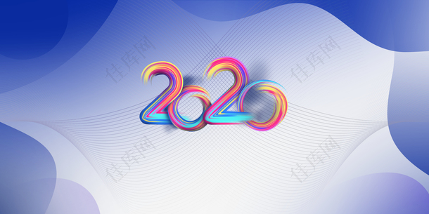 科技元素2020光效网线