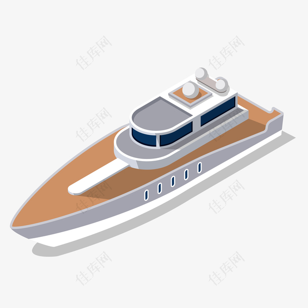 轮船创意素材图案