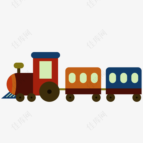 卡通玩具火车