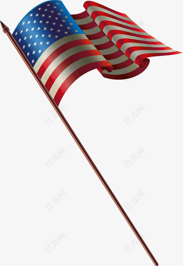 民主自由矢量美国国旗素材