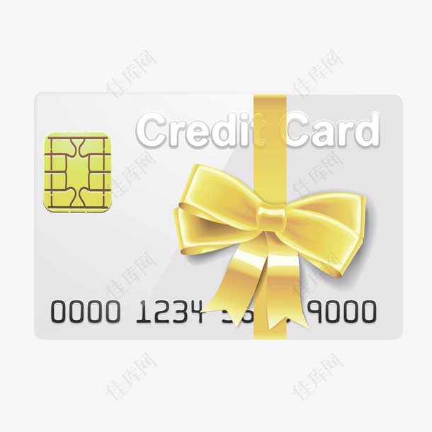 灰色质感银行信用卡