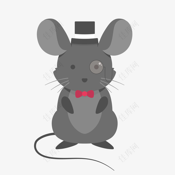 创意设计可爱动物老鼠