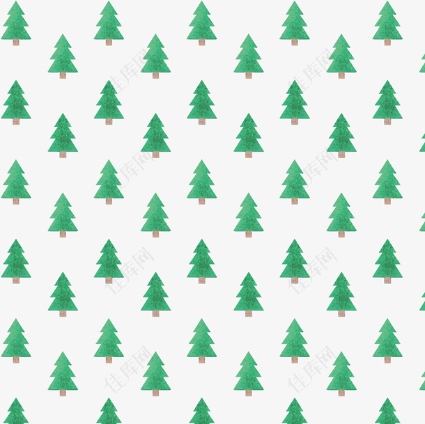可爱圣诞树背景矢量底纹