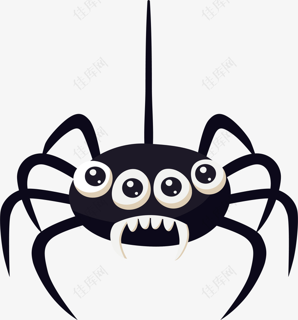四个眼睛的蜘蛛