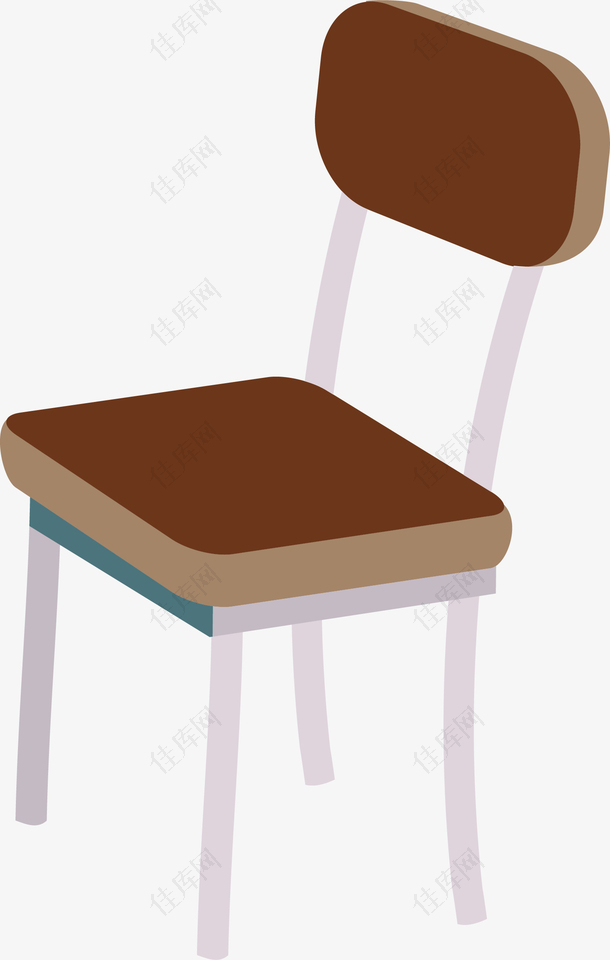 褐色的椅子