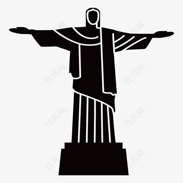 里约热内卢耶稣山建筑旅游景点剪