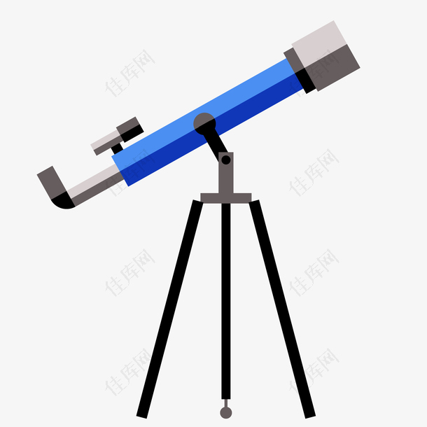 扁平化望远镜PNG下载
