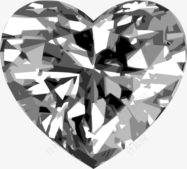 心形钻石