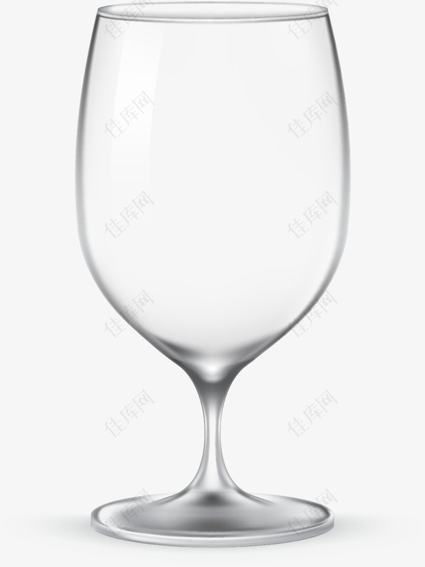 矢量手绘玻璃杯