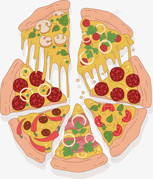 丝滑的大杂烩披萨