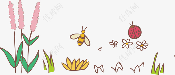 花草蜜蜂
