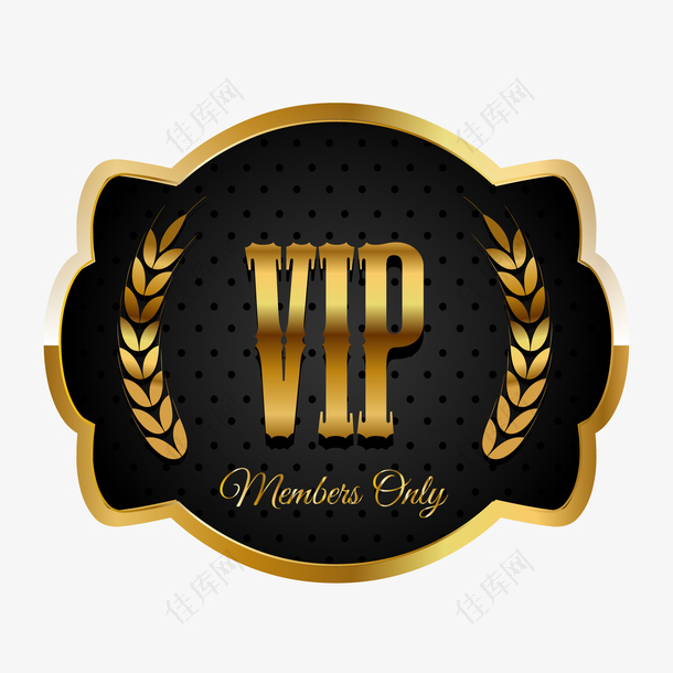 VIP优质会员标签设计