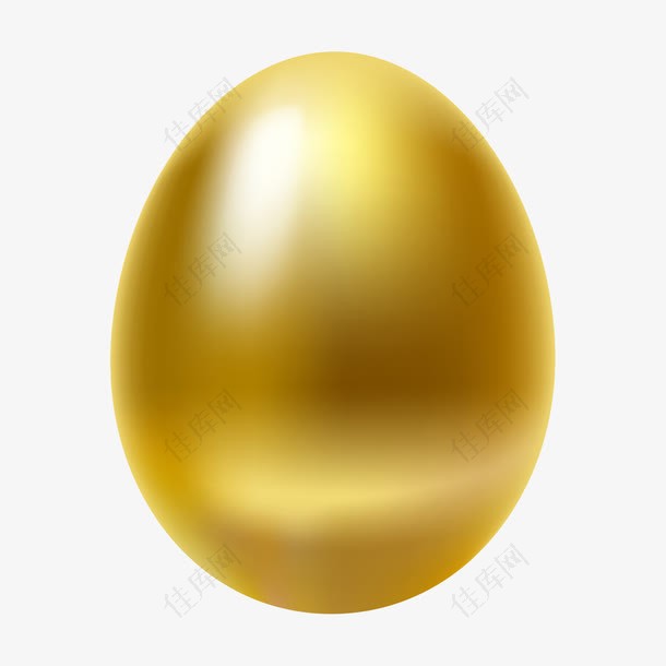 金色的蛋矢量素材