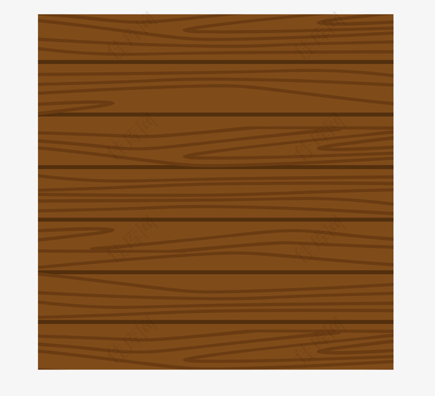 时尚深啡色木制地板矢量图