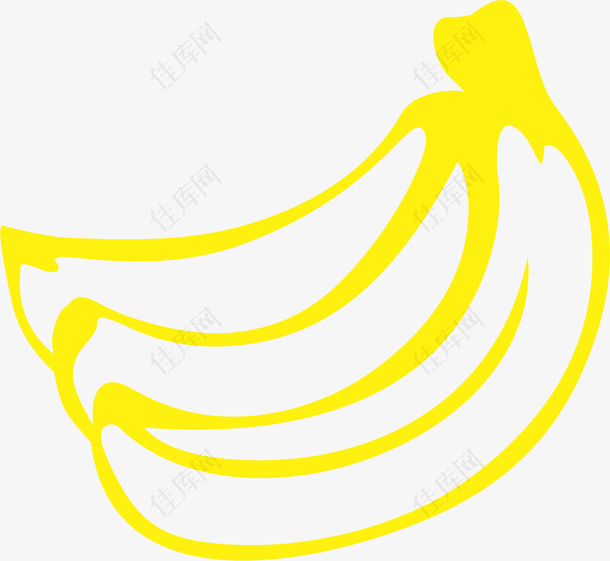 线条香蕉
