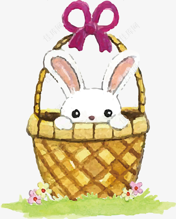 篮子里的小兔子设计