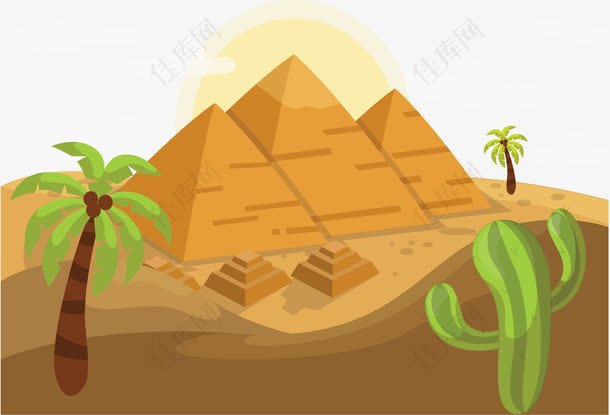 夏日埃及旅游金字塔
