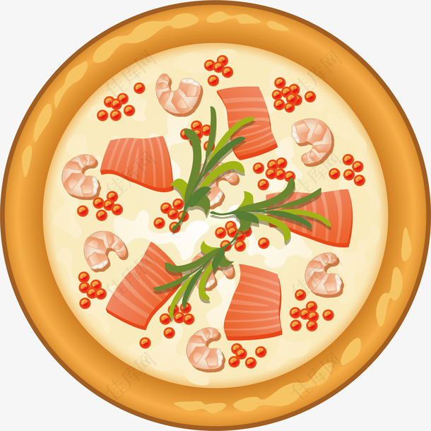肉片意式美食披萨