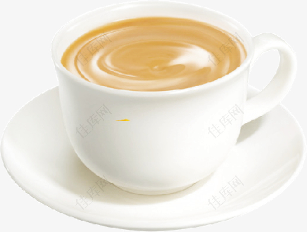 矢量图水彩创意咖啡