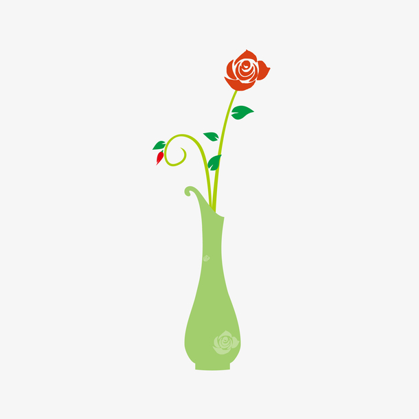 花瓶卡通设计素材 花瓶卡通图片下载 佳库网