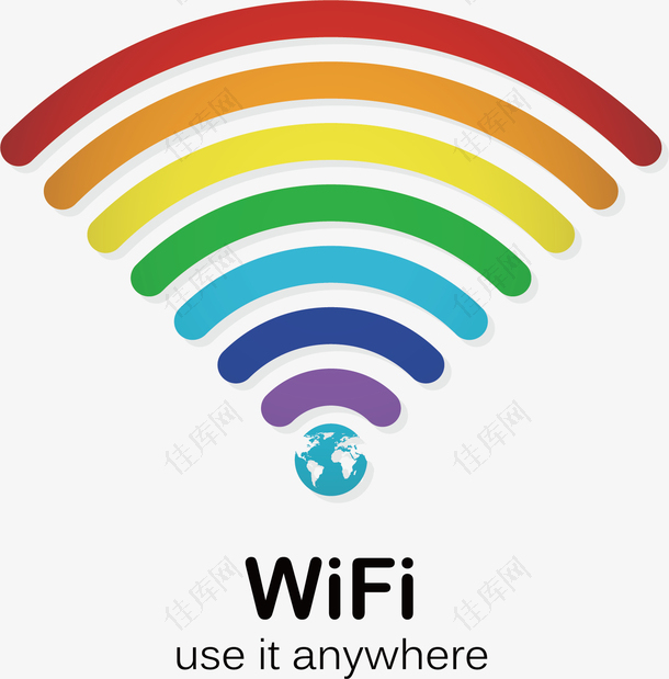 矢量图创意WiFi信号