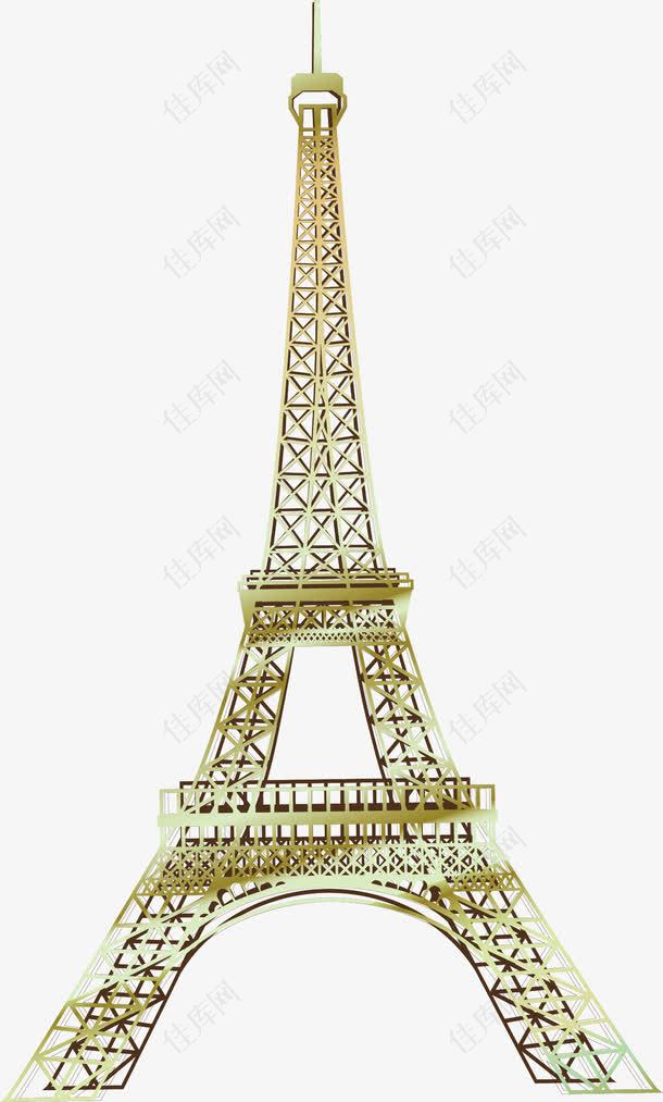 巴黎铁塔矢量图