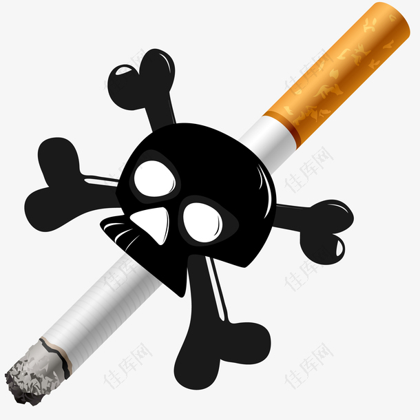 禁止吸烟标识免抠PNG