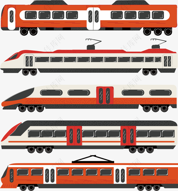创意火车插画设计