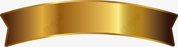 金色装饰标签淘宝素材金色