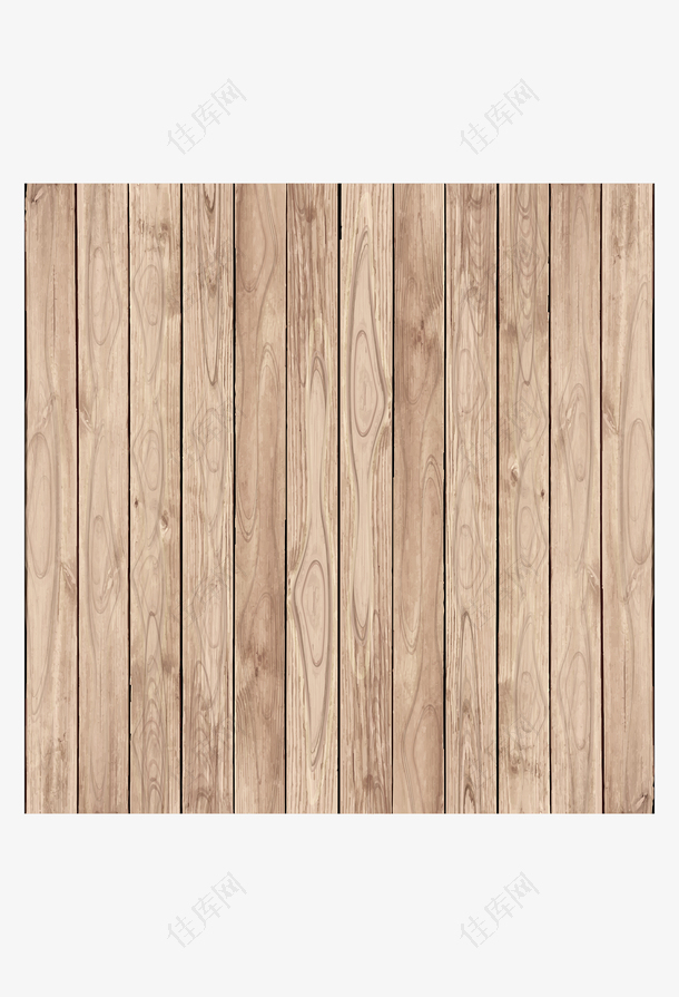 时尚清新的浅色木制地板矢量图