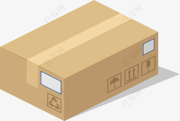 包装纸盒设计矢量卡纸瓦楞纸包装