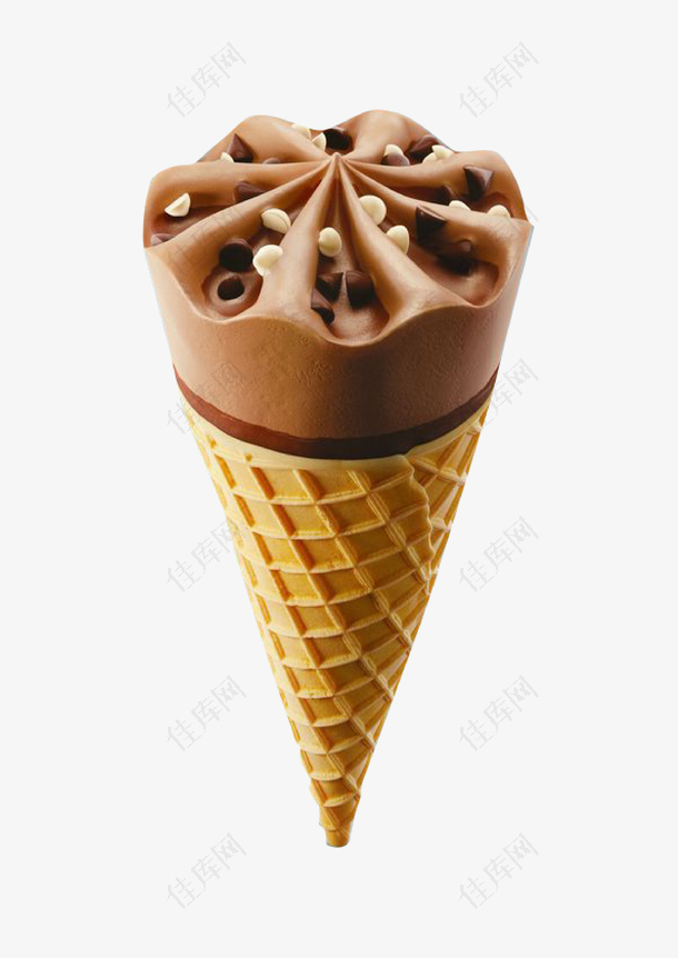 巧克力冰淇凌海报设计元素