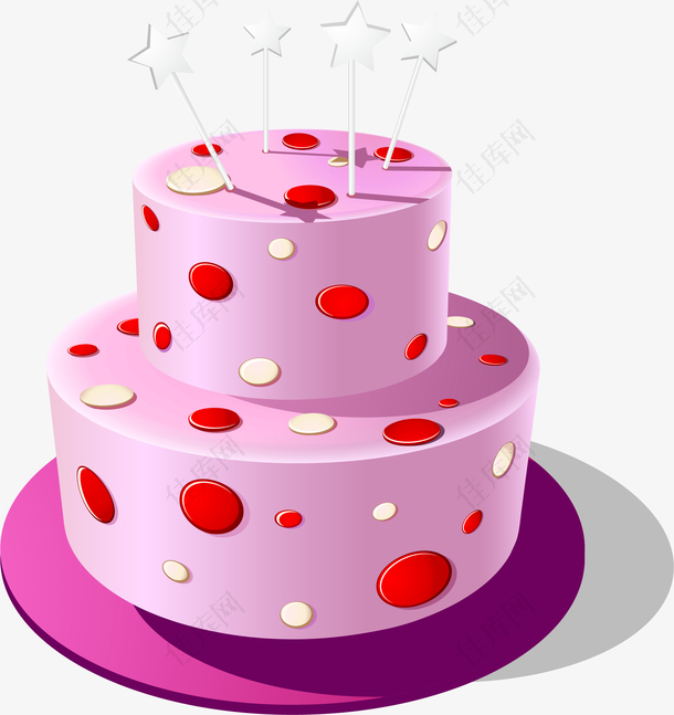 生日蛋糕PNG矢量素材