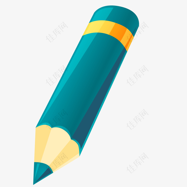 铅笔矢量图标设计