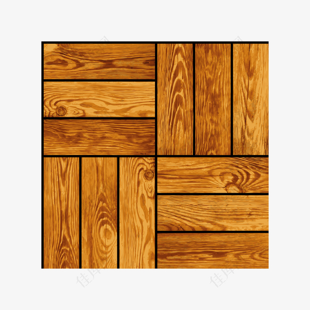 矢量木板地板木头实木素材