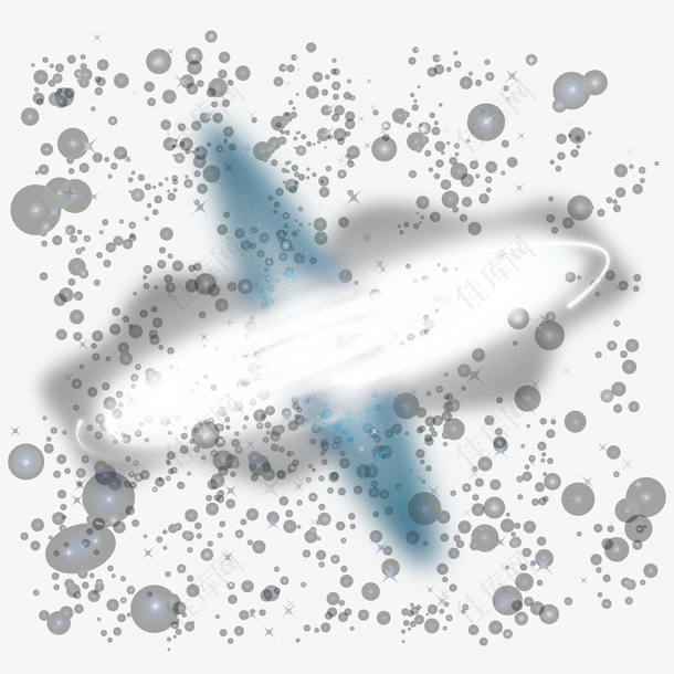 灰色银河系星球布局矢量图